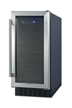 Summit ALBV15 15"W 96 Can Capacity BeveraCenter -  Steel