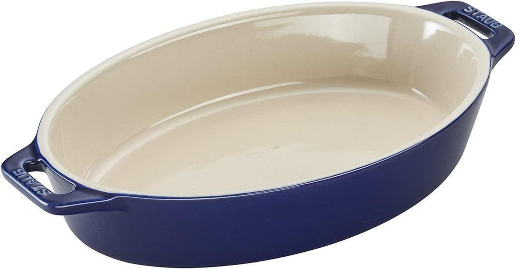 STAUB Ceramics Baking Dish Set, 4 pc, Dark Blue