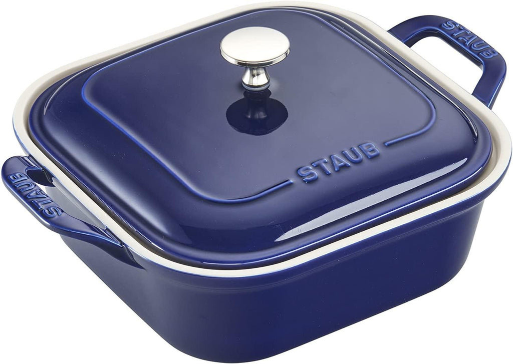 STAUB Ceramics Baking Dish Set, 4 pc, Dark Blue