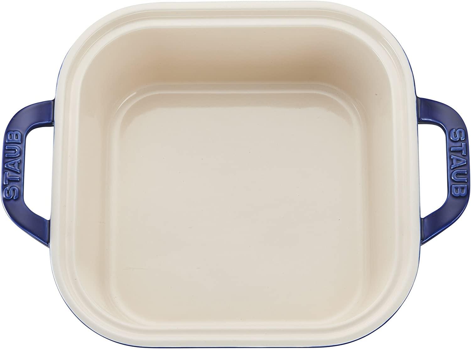 STAUB Ceramics Baking Dish Set, 4 pc, Dark Blue