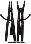 CT-CT Plier 2Pcs 16 inch Set Retaining Ring Ratcheting with Tips LarCirclip Snap Ring Pliers Pliers Tool Hand Tools