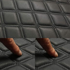 Black Panther PU Car Seat Cover, Front Seat Protector Compatible with 90% Vehicles,Embroidery,Anti-Slip &amp; Full Wrapping Bottom (W 21.26ׄ 20.87 Inch)(1Piece,Black)