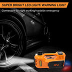 BEETRO 5 Ton Electric Hydraulic Jack, 4 in 1 Electric Car Jack with Electric Wrench and Tire Inflator Pump, 12V Floor Jack Electric Jack for Car SUV MPV Sedan, Lifting Ran6 to 17.7 inch