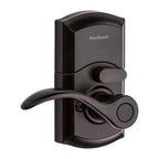 955 SmartCode Venetian Bronze Electronic Pembroke Door Lever Featuring SmartKey Security