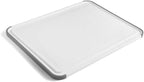 KitchenAid Classic Nonslip Plastic Cutting Board, 11x14-Inch, White