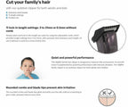 Washable Cordless Rechargeable Body Hair Beard Neck Clipper Trimmer