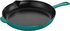 Staub Cast Iron 10-inch Fry Pan - Turquoise, Made in France