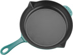 Staub Cast Iron 10-inch Fry Pan - Turquoise, Made in France