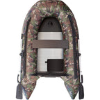 ALEKO Inflatable Boat - Aluminum Floor - 3-Person - 8.4 Feet - Camouflage
