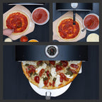 Outdoor Pizza Oven w/ 2-in-1 Pizza & Grill Oven Functionality Portable