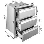 Outdoor Kitchen Doors  Steel Drawer BBQ Access Door BBQ Island Cabinets