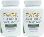 Spermidine Immune Defense and Cell Renewal Premium Fermented Wheat Germ Extract, Vitality Inducer, Non-GMO, Gluten-Free, Sugar-Free, Vegan, Antioxidant, Natural, Granulate 2 Bottles 300 Grams