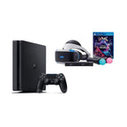 PlayStation VR Start Bundle 5 Items:VR Headset,Move Controller,PlayStation CamMotion Sensor,PlayStation 4,VR Game Disc Batman Arkham VR