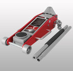 Jack Boss 3 ton Hydraulic Aluminum car Floor Jack,6600 lbs Capacity,Low Profile Lightweight  Lift Trolley Jack with Dual Piston