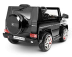 12V powered Mercedes AMG G65 Ride on electric car For Kids with Remote Control LED lights MP3 Leather Seat - Black