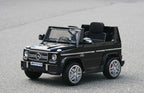 12V powered Mercedes AMG G65 Ride on electric car For Kids with Remote Control LED lights MP3 Leather Seat - Black