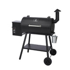 ZPG-5502H 8 in 1 BBQ Pellet Grill Smoker w/ Digital Temp Control, Black
