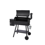 ZPG-5502H 8 in 1 BBQ Pellet Grill Smoker w/ Digital Temp Control, Black