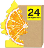 LITTLE TREES Air Fresheners Car Air Freshener. Hanging Tree Provides Long Lasting Scent for Auto or Home. Sliced, 24 Air Fresheners