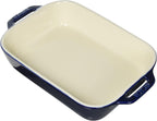 STAUB - 40508-591 STAUB Ceramics Rectangular Baking Dish, 10.5x7.5-inch, Dark Blue