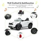 12V Electric Mini Countryman Licensed Kids Ride On Car Remote Controller White