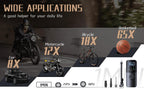 Portable Tire Inflator Air Compressor, 2X Faster Inflation, 150PSI Air Pump For Car Tire, Cordless Tire Inflator With 4000mAh Battery, Pressure Gauge