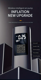 6000mAh Portable Cordless Tire Inflator: 150PSI Digital Air Pump for Cars, Bikes, and Boats