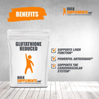 BulkSupplements.com Glutathione Reduced Powder - Liver Support Supplement - Antioxidants Supplement - Anti Bloating for Women - Glutathione Supplements - Skin Whitening (500 Grams - 1.1 lbs)