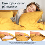 LuxClub 6 PC Full Size Sheet Set Bamboo Sheets Deep Pockets 18" Eco Friendly Wrinkle Free Cooling Sheets Machine Washable Hotel Bedding Silky Soft - Medallion Gold Full