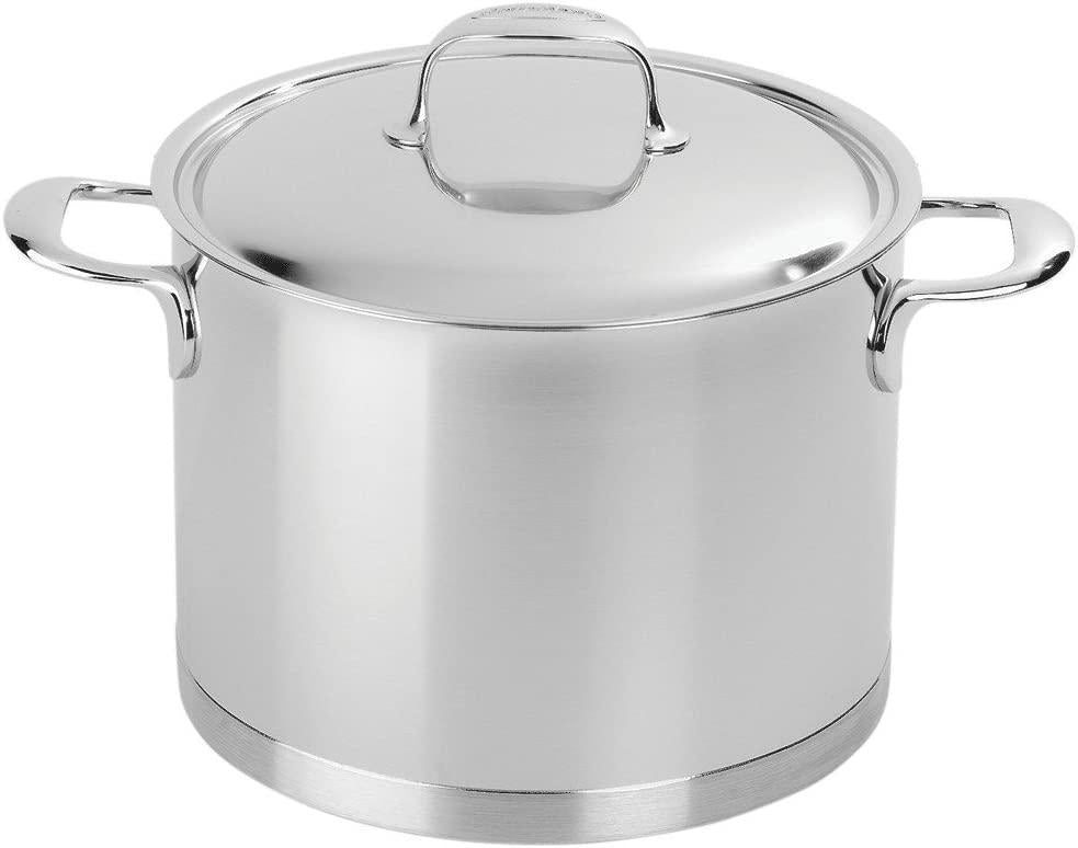 Demeyere Atlantis 7-Ply Stainless Steel Stock Pot, 8.5 quarts, Silver