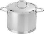 Demeyere Atlantis 7-Ply Stainless Steel Stock Pot, 8.5 quarts, Silver