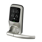 Model-S Satin Nickel Smart Touchscreen Keypad Door Latch Lock with Bluetooth