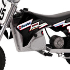 MX400 Dirt Rocket 24V Electric Toy Motocross Motorcycle Dirt Bike, Black