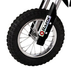 MX400 Dirt Rocket 24V Electric Toy Motocross Motorcycle Dirt Bike, Black