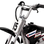 MX400 Dirt Rocket 24V Electric Toy Motocross Motorcycle Dirt Bike, Black