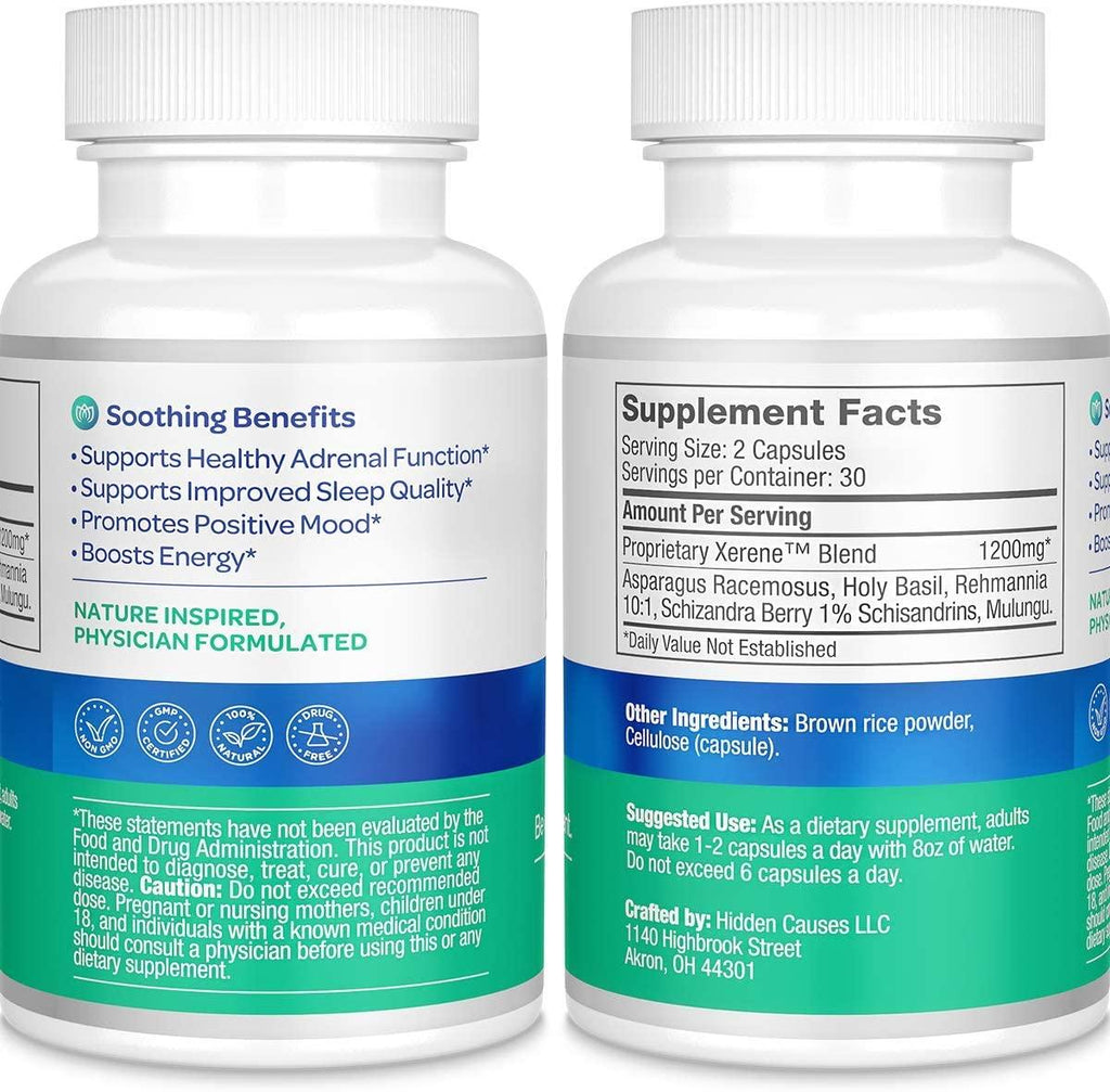 Be Serene: Natural Anxiety Relief - 6-Month Supply