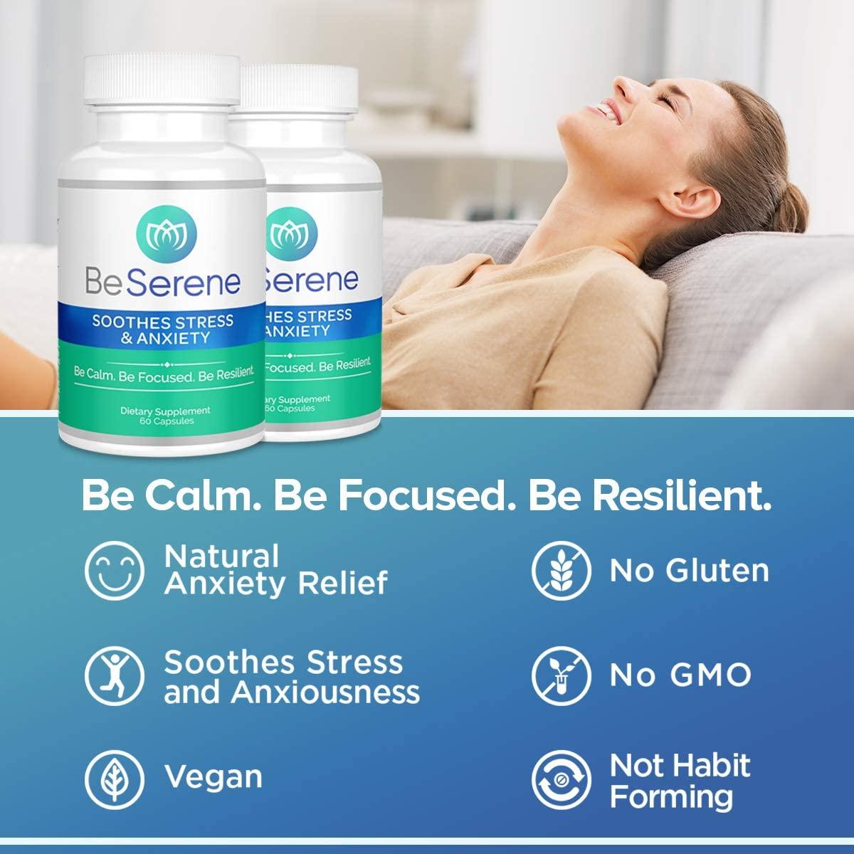 Be Serene: Natural Anxiety Relief - 6-Month Supply