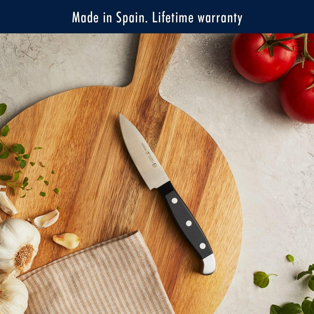 HENCKELS Premium Quality 15-Piece Knife Set with Block, Razor-Sharp, German Engineered Knife Informed by over 100 Years of Masterful Knife Making, Lightweight and Strong, Dishwasher Safe