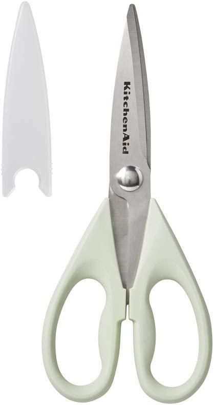 KitchenAid All Purpose Shears with Protective Sheath, 8.72-Inch, Pistachio