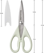 KitchenAid All Purpose Shears with Protective Sheath, 8.72-Inch, Pistachio