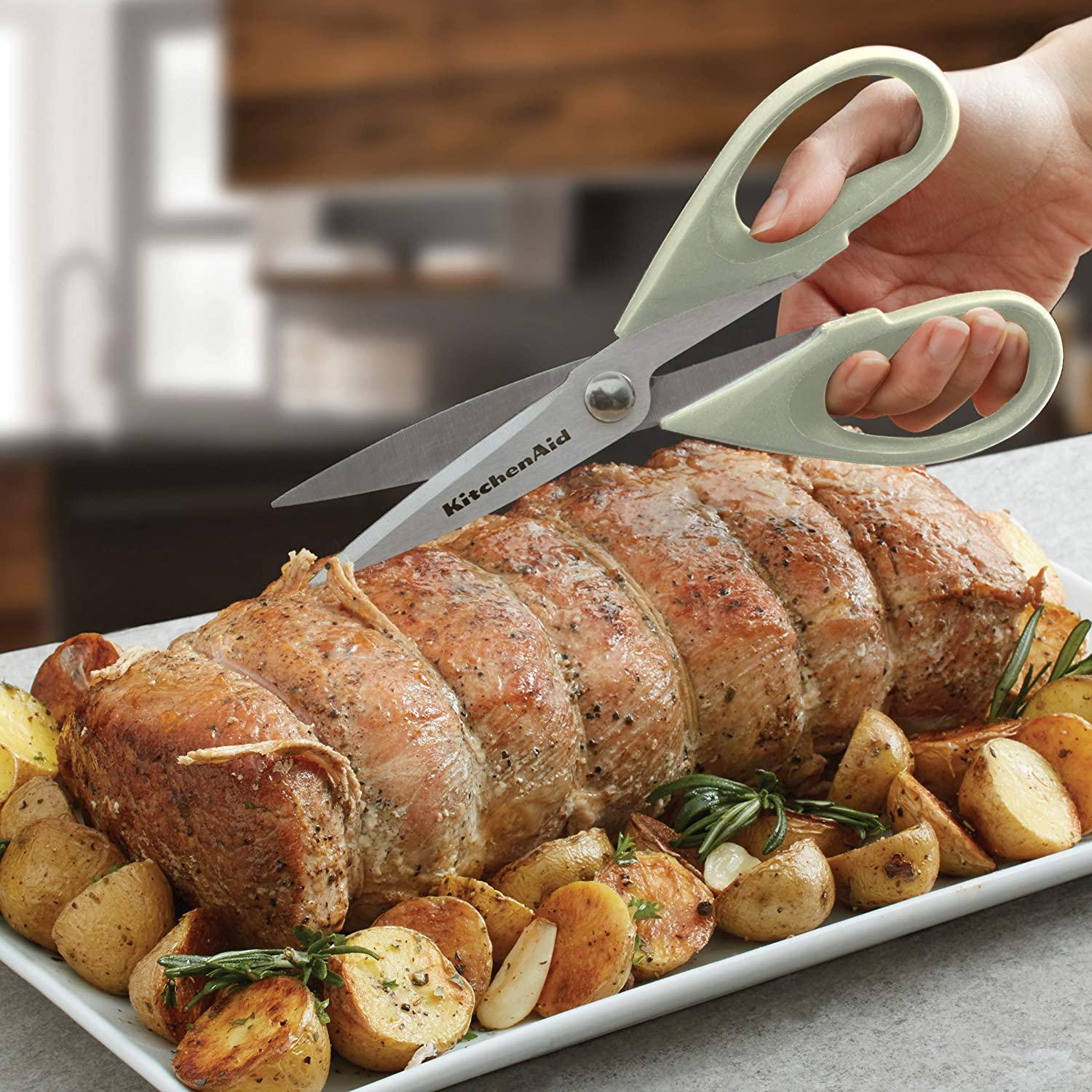 KitchenAid All Purpose Shears with Protective Sheath, 8.72-Inch, Pistachio