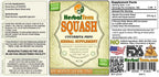 Squash (Cucurbita) Tincture, Organic Seeds Liquid Extract (Brand Name: HerbalTerra, Proudly Made in USA) 30x2 fl.oz (30x60 ml)