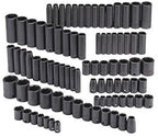 Stanley Proto Proto J7274 3/8, 1/2" Drive 86Piece Impact Socket Set - 6 Pt. (1 Set Pack)