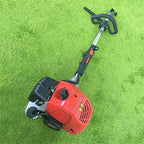 DNYSYSJ 2-Cycle Engine Handheld Gas Powered Broom,52cc Walk Behind Sweeper for Lawn Care Driveways 2.3HP, 1700W