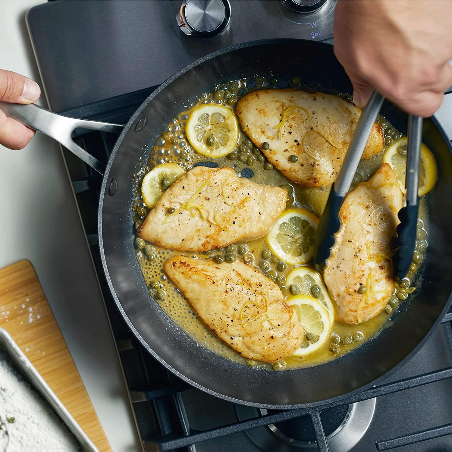 KitchenAid Hard Anodized Induction Nonstick Frying Pans / Skillet Set, 4 Piece - Matte Black