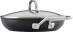 KitchenAid Hard Anodized Induction Nonstick Frying Pans / Skillet Set, 4 Piece - Matte Black
