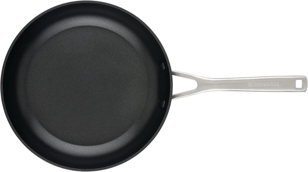 KitchenAid Hard Anodized Induction Nonstick Frying Pans / Skillet Set, 4 Piece - Matte Black