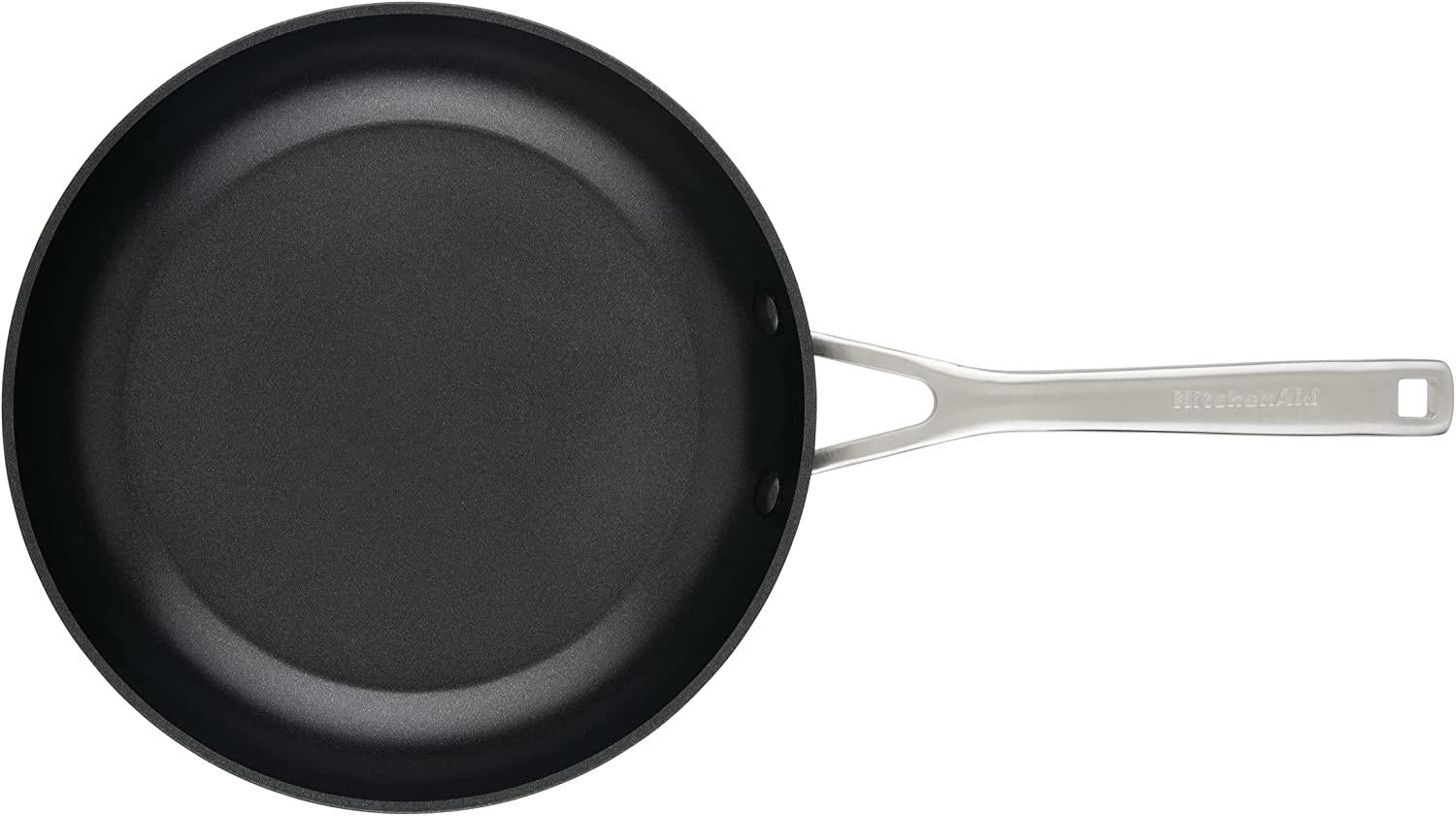 KitchenAid Hard Anodized Induction Nonstick Frying Pans / Skillet Set, 4 Piece - Matte Black
