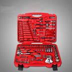 PENFU Wrench Auto Repair Kit 126 Mirror Socket Set Auto Repair Tools Combination Wrench Set Mechanics Tool Set Hand Repair Tool