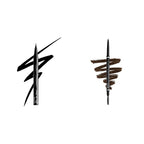 NYX PROFESSIONAL MAKEUP Epic Ink Liner, Waterproof Liquid Eyeliner - Black, Vegan Formula &amp; Micro Brow Pencil, Eyebrow Pencil - Espresso